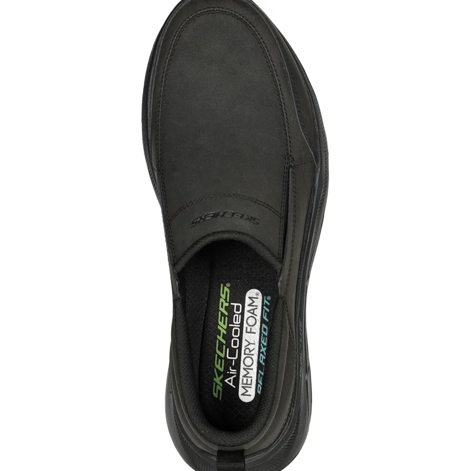 Men's Wide Fit Skechers 232517 Equalizer 5.0 Harvey Trainers - Black