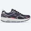Men's Wide Fit Skechers 220034 Go Run Consistent Wide Trainers - Navy/Red