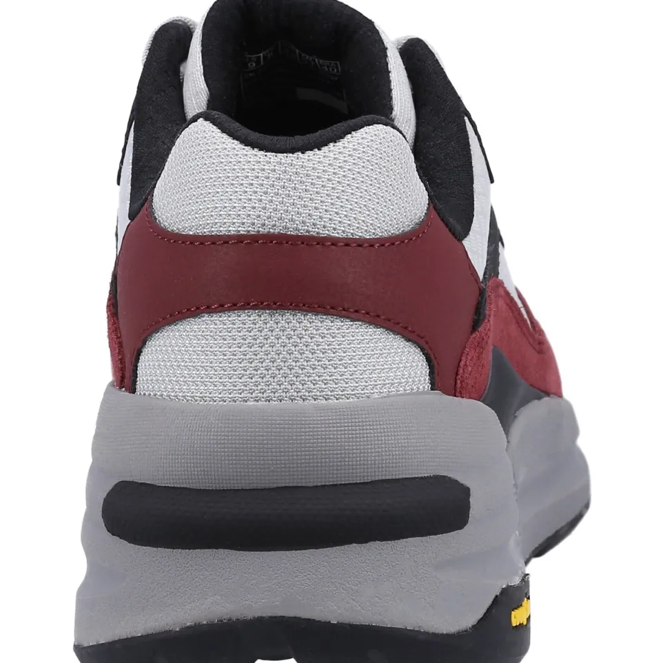 Men's Wide Fit Skechers 237200 Global Jogger Trainers - Burgundy