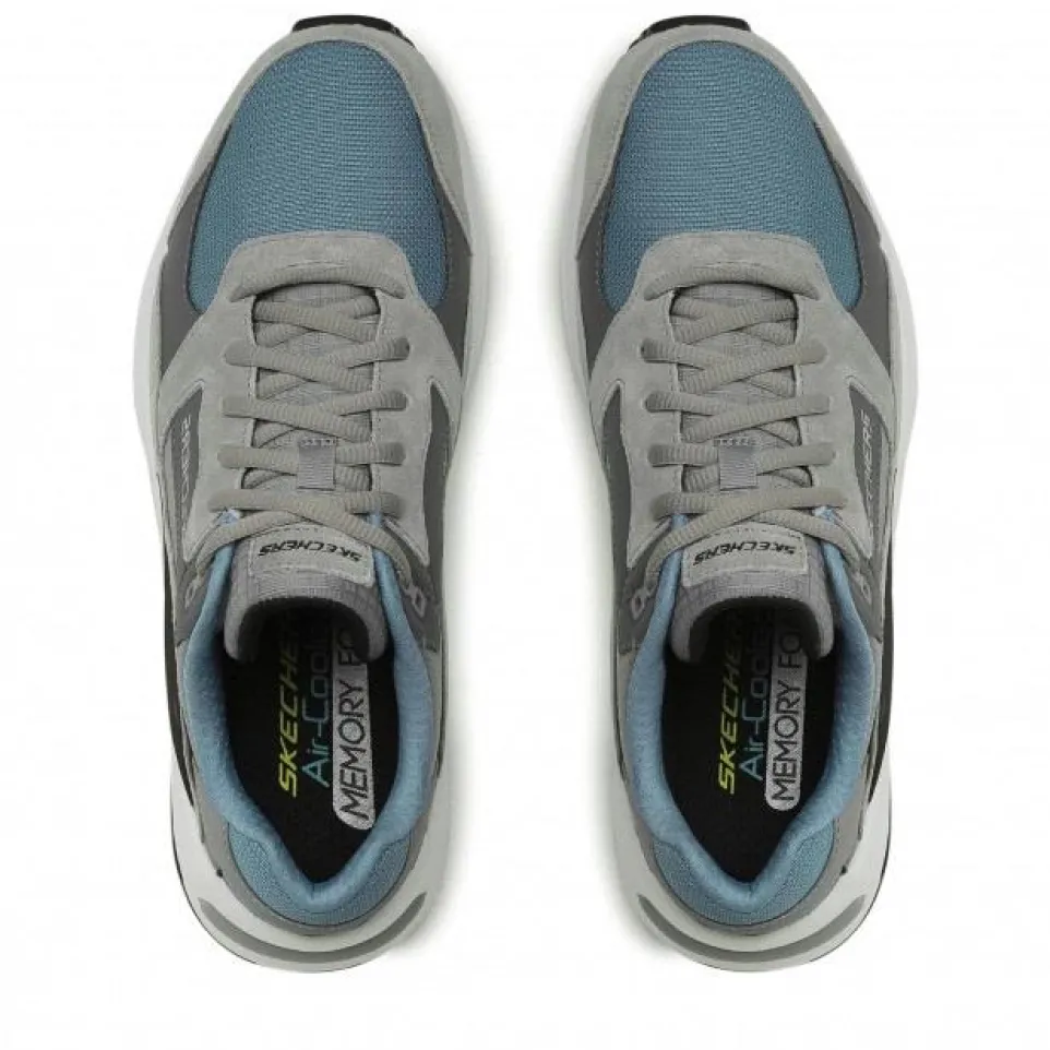Men's Wide Fit Skechers 237200 Global Jogger Trainers