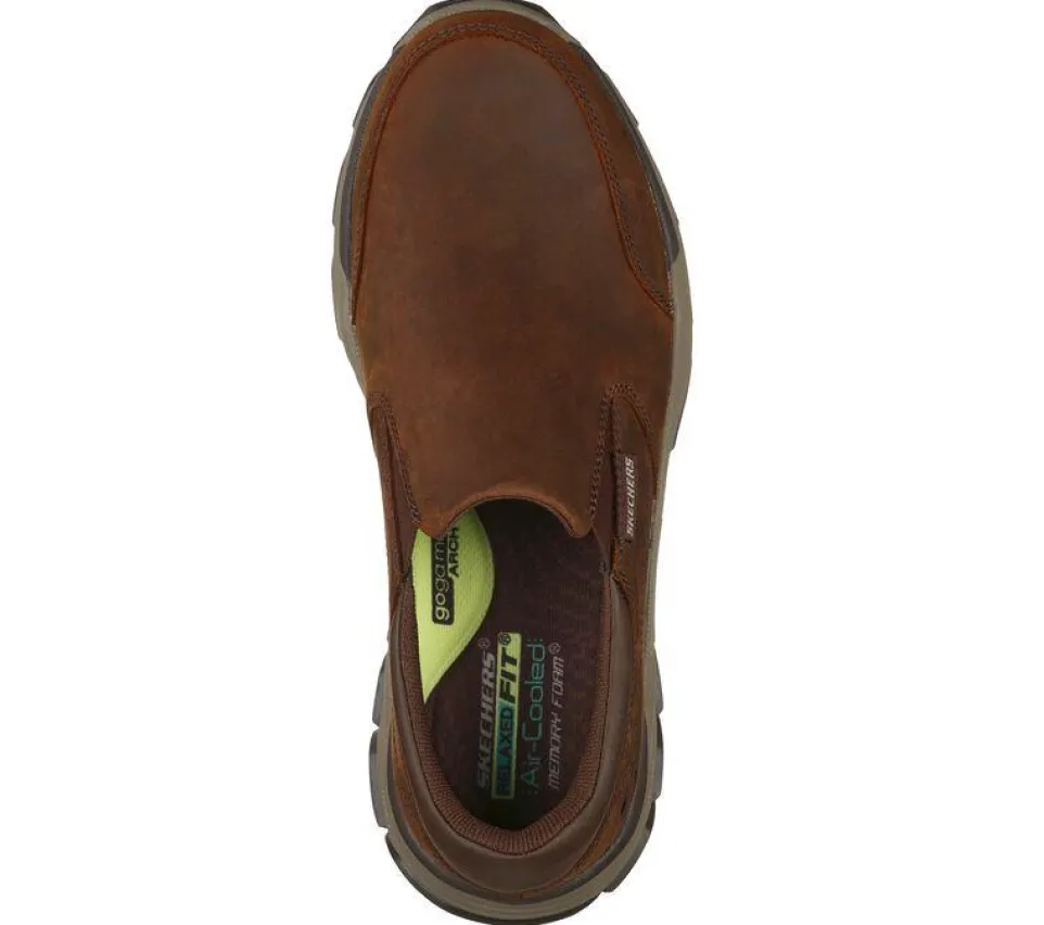 Men's Wide Fit Skechers 204480 Respected Calum Walking Trainers