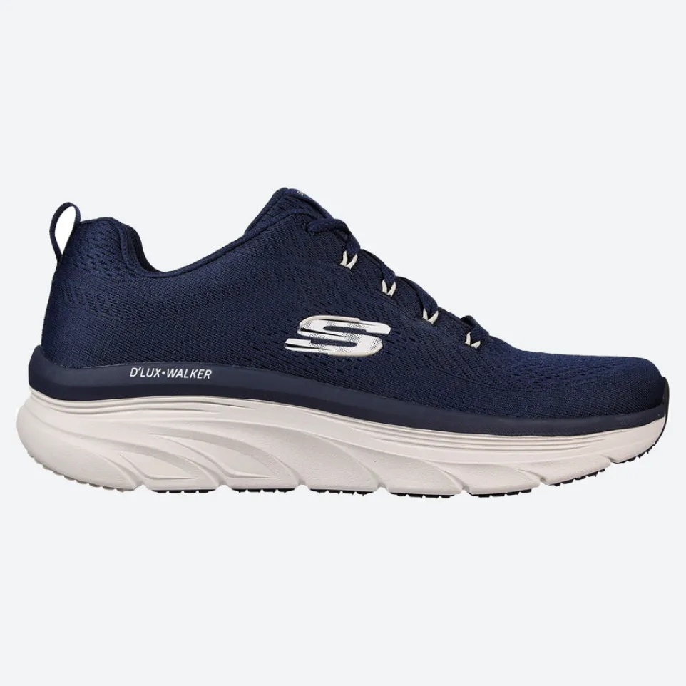 Men's Wide Fit Skechers 232364 Relaxed Fit D'Lux Walker Meerno Trainers
