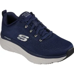 Men's Wide Fit Skechers 232364 Relaxed Fit D'Lux Walker Meerno Trainers