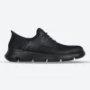 Men's Wide Fit Skechers 205046 Slip-ins Garza Gervin Trainers - Black