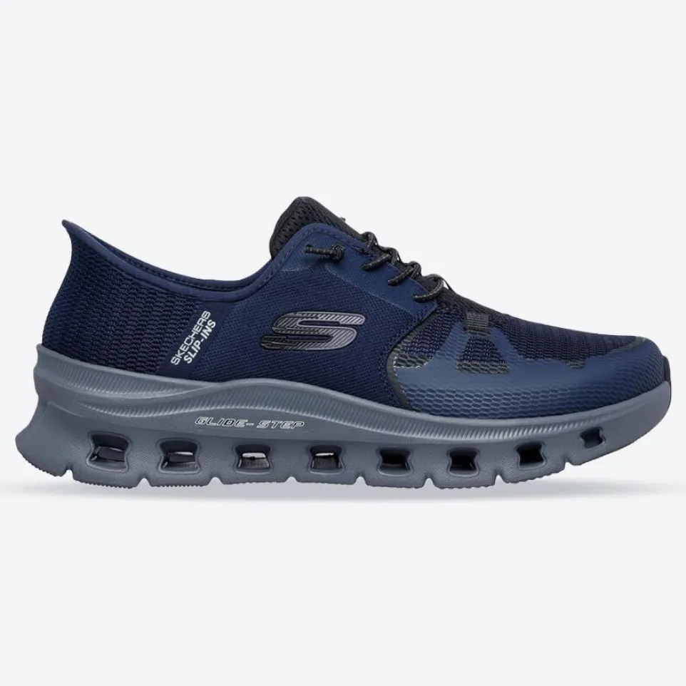 Men's Wide Fit Skechers 232930 Slip-ins Glide Step Pro Trainers