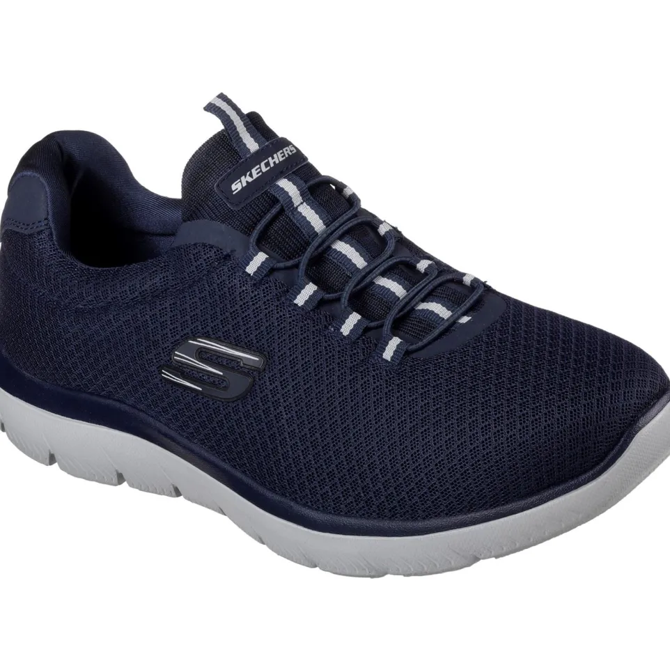 Men's Wide Fit Skechers 52811 Summits Slip On Sports Trainers