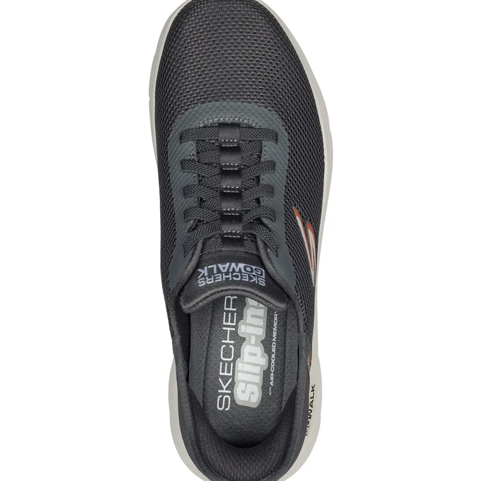Men's Wide Fit Skechers 216496 Slip-ins Go Walk Flex Trainers