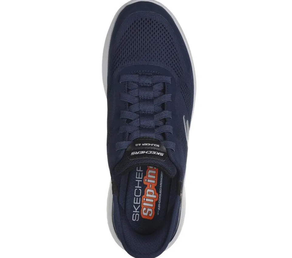 Men's Wide Fit Skechers 232459 Slip-ins Bounder 2.0 Emerged Trainers