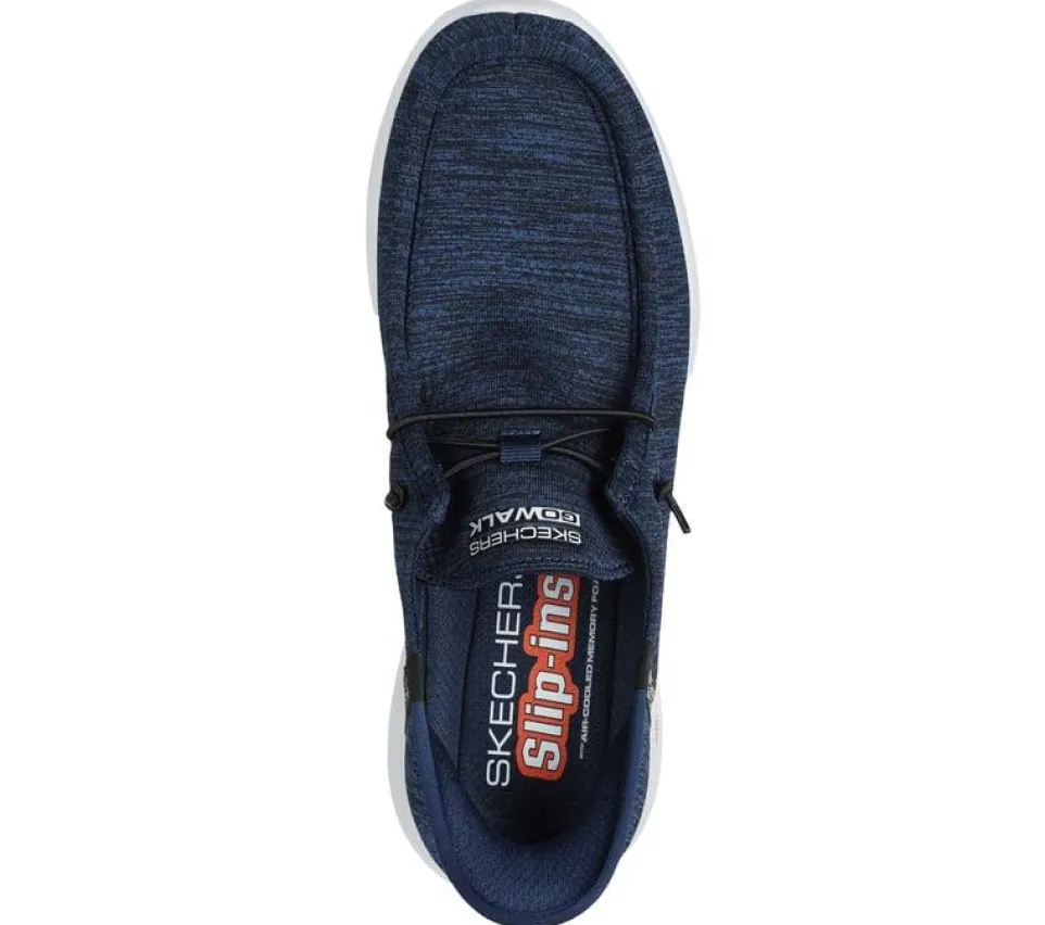 Men's Wide Fit Skechers 216283 Slip-ins Go Walk Max Free Hands Trainers