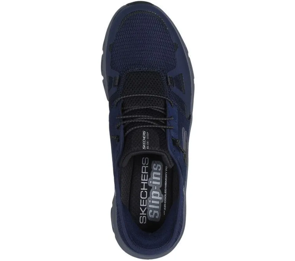 Men's Wide Fit Skechers 232930 Slip-ins Glide Step Pro Trainers