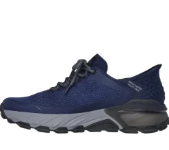 Men's Wide Fit Skechers 237309 Slip-ins Max Protect Assembly Trainers - Navy