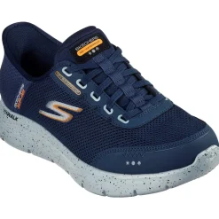 Men's Wide Fit Skechers 216330 Slip-ins Go Walk Flex 100% Waterproof Trainers