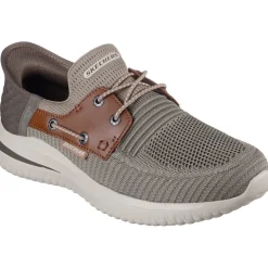 Men's Wide Fit Skechers 210606 Slip-ins Delson 3.0 Roth Trainers