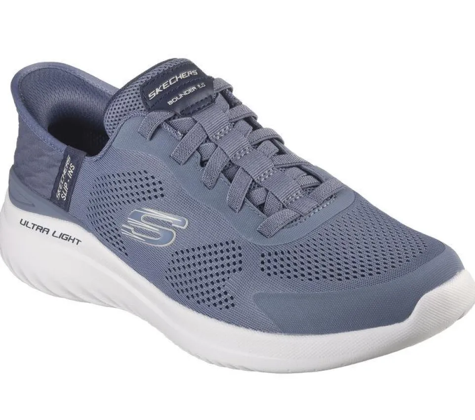 Men's Wide Fit Skechers 232459 Slip-ins Bounder 2.0 Emerged Trainers