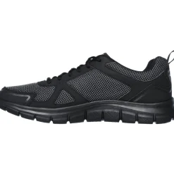 Men's Wide Fit Skechers 52630 Track Bucolo Sports Trainers - Black