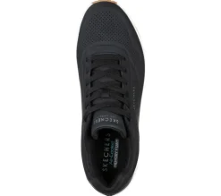 Men's Wide Fit Skechers 52458 Uno - Stand On Air Walking Trainers