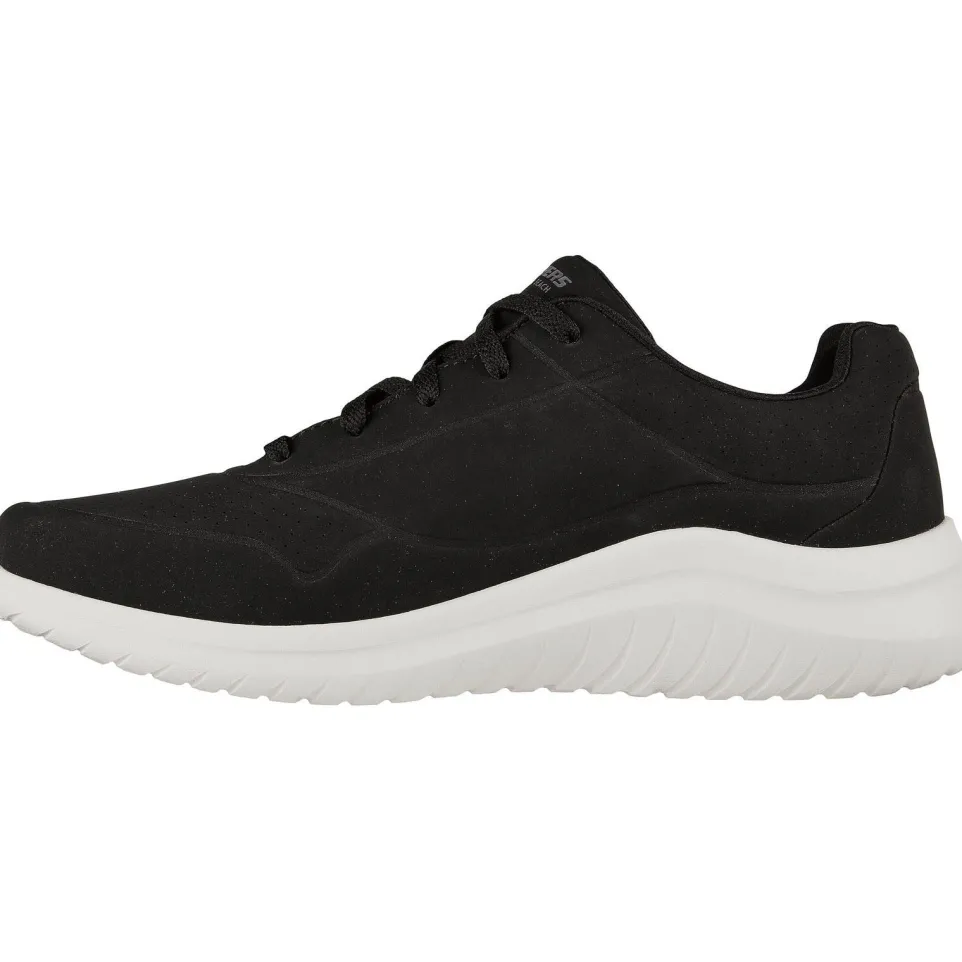 Men's Wide Fit Skechers 232209 Ultra Flex 2.0 Vicinity Trainers - Black/White
