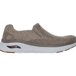 Men's Wide Fit Skechers Arch Fit Crosser Locke Trainers