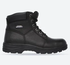 Men's Wide Fit Skechers 77009EC Workshire Safety Boots - Black