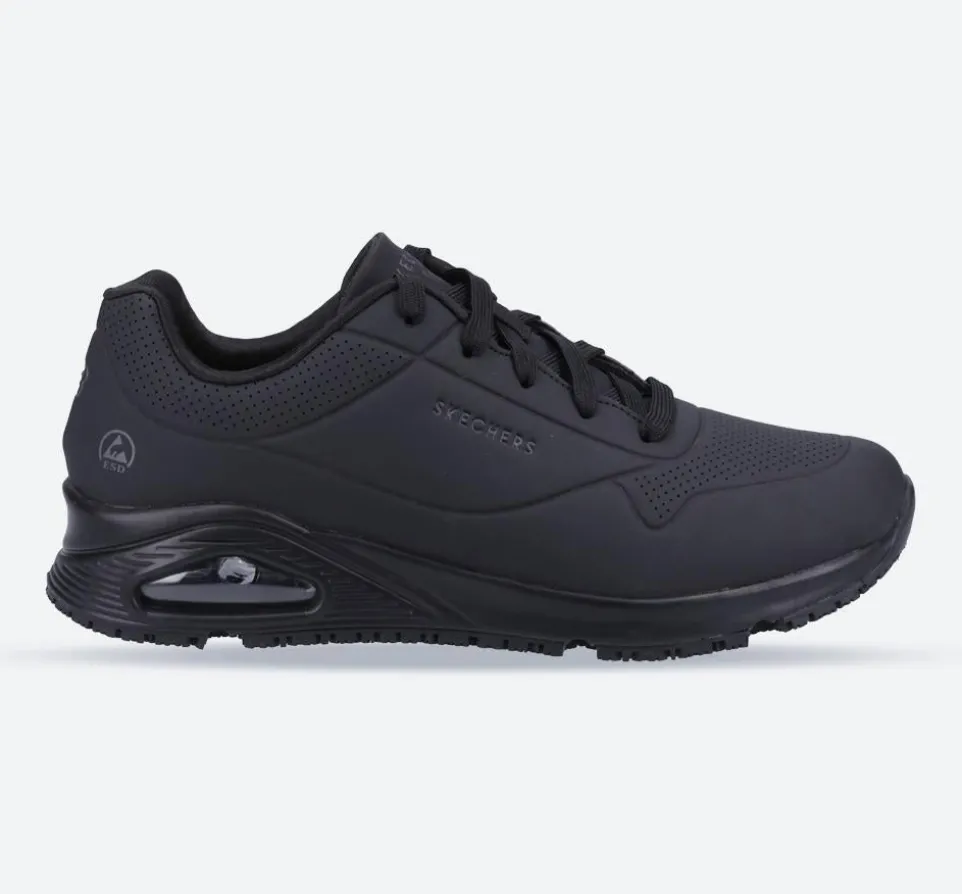 Men's Wide Fit Skechers 200054EC Uno Sr Trainers