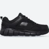 Men's Wide Fit Skechers 77152EC Telphin Sanphet Slip Resistant Trainers