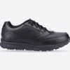 Men's Wide Fit Skechers 77156EC Nampa Occupational Trainers - Black