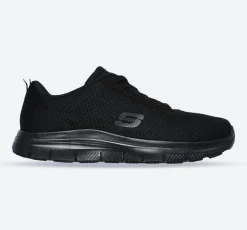 Men's Wide Fit Skechers 77125EC Flex Advantage Bendon SR Occupational Trainers