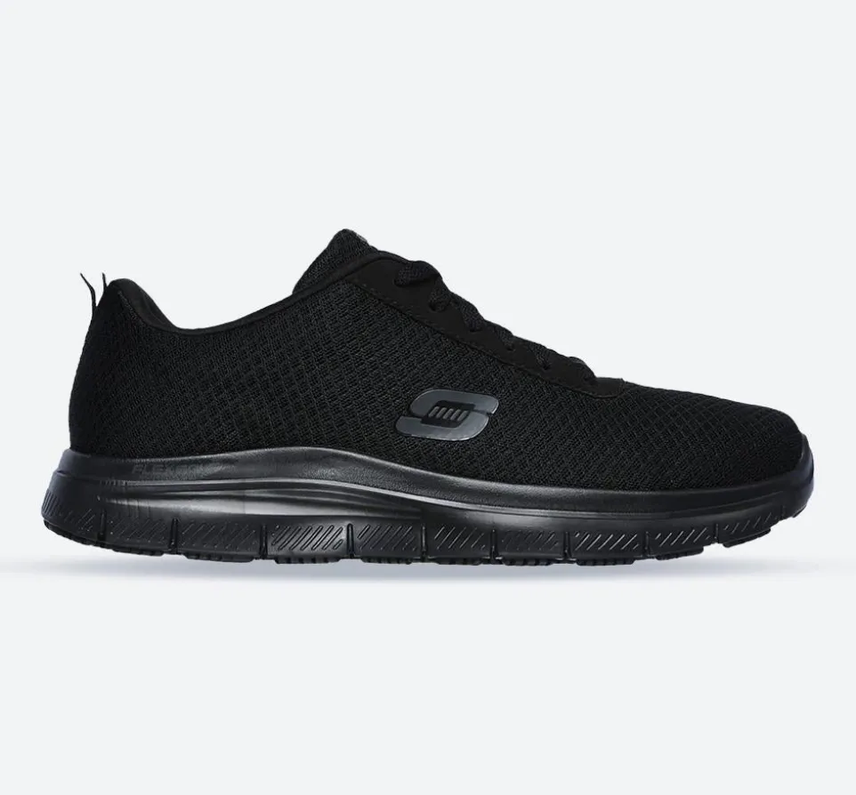 Men's Wide Fit Skechers 77125EC Flex Advantage Bendon SR Occupational Trainers