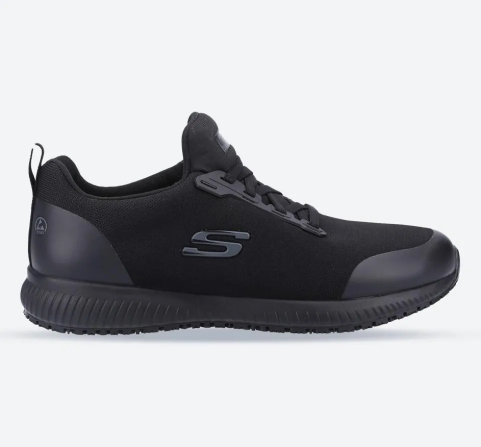 Men's Wide Fit Skechers 200051EC Squad SR Myton Occupational Trainers