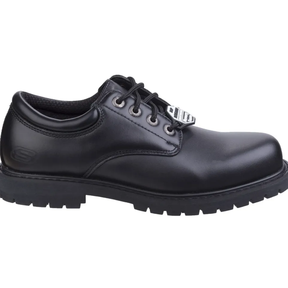 Men's Wide Fit Skechers 77041EC Cottonwood Elks SR Occupational Trainers