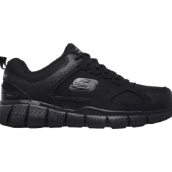 Men's Wide Fit Skechers 77152EC Telphin Sanphet Slip Resistant Trainers