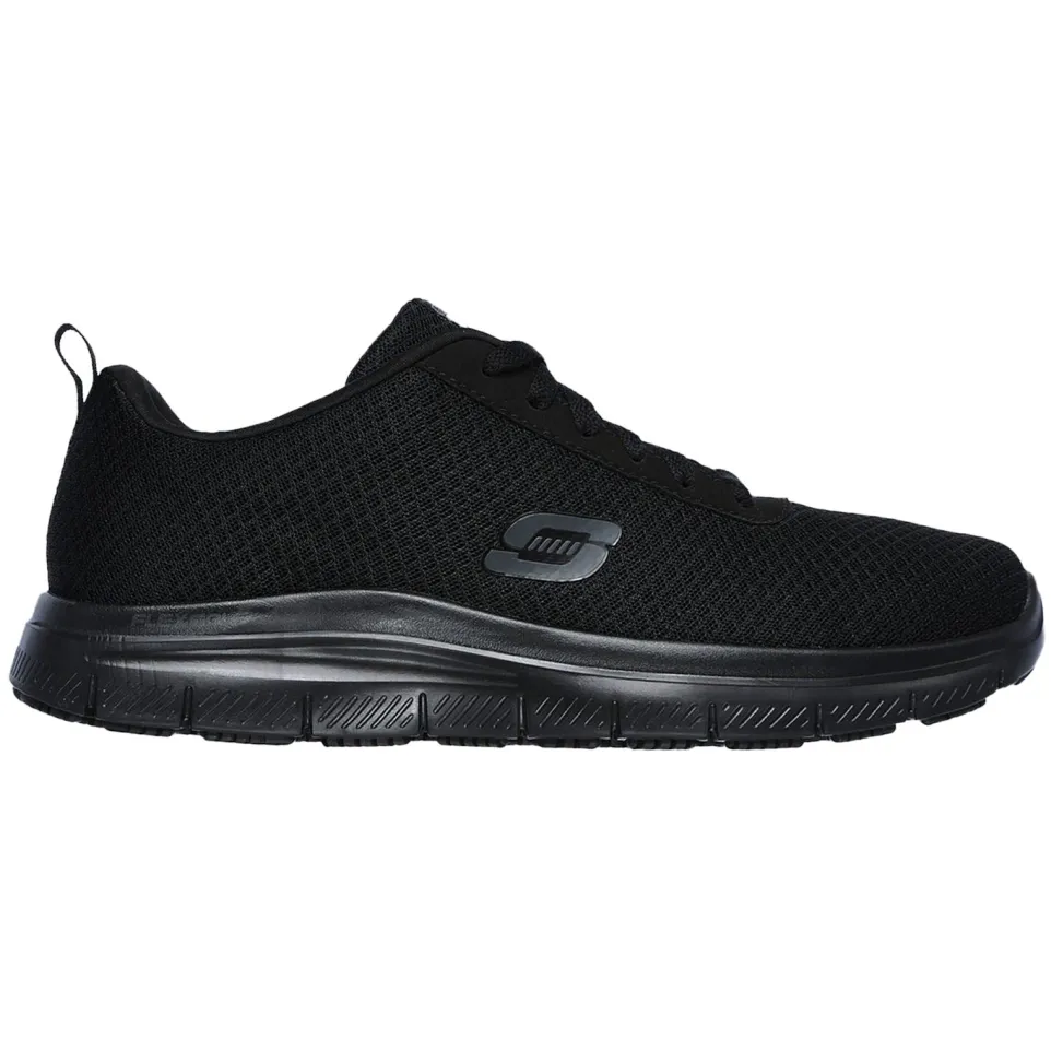 Men's Wide Fit Skechers 77125EC Flex Advantage Bendon SR Occupational Trainers