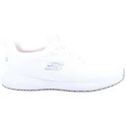 Men's Wide Fit Skechers 200051EC Squad Sr Myton Trainers - White