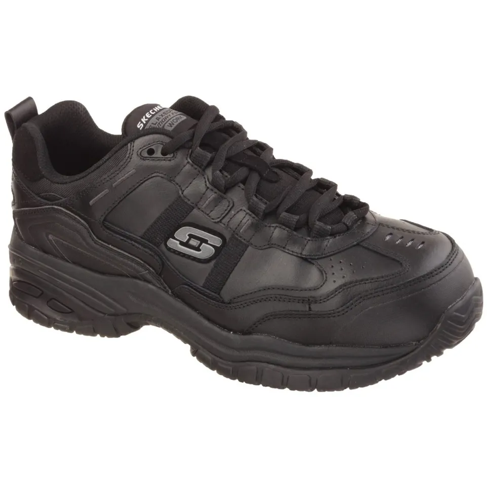 Men's Wide Fit Skechers 77013EC Soft Stride Grinnell Safety Trainers