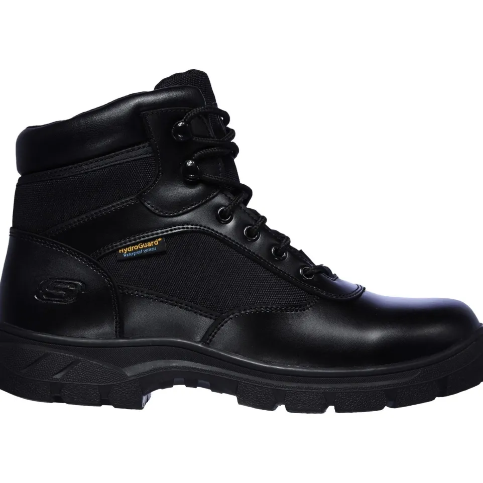 Men's Wide Fit Skechers 77526EC Wascana Benen Lace Waterproof Boots