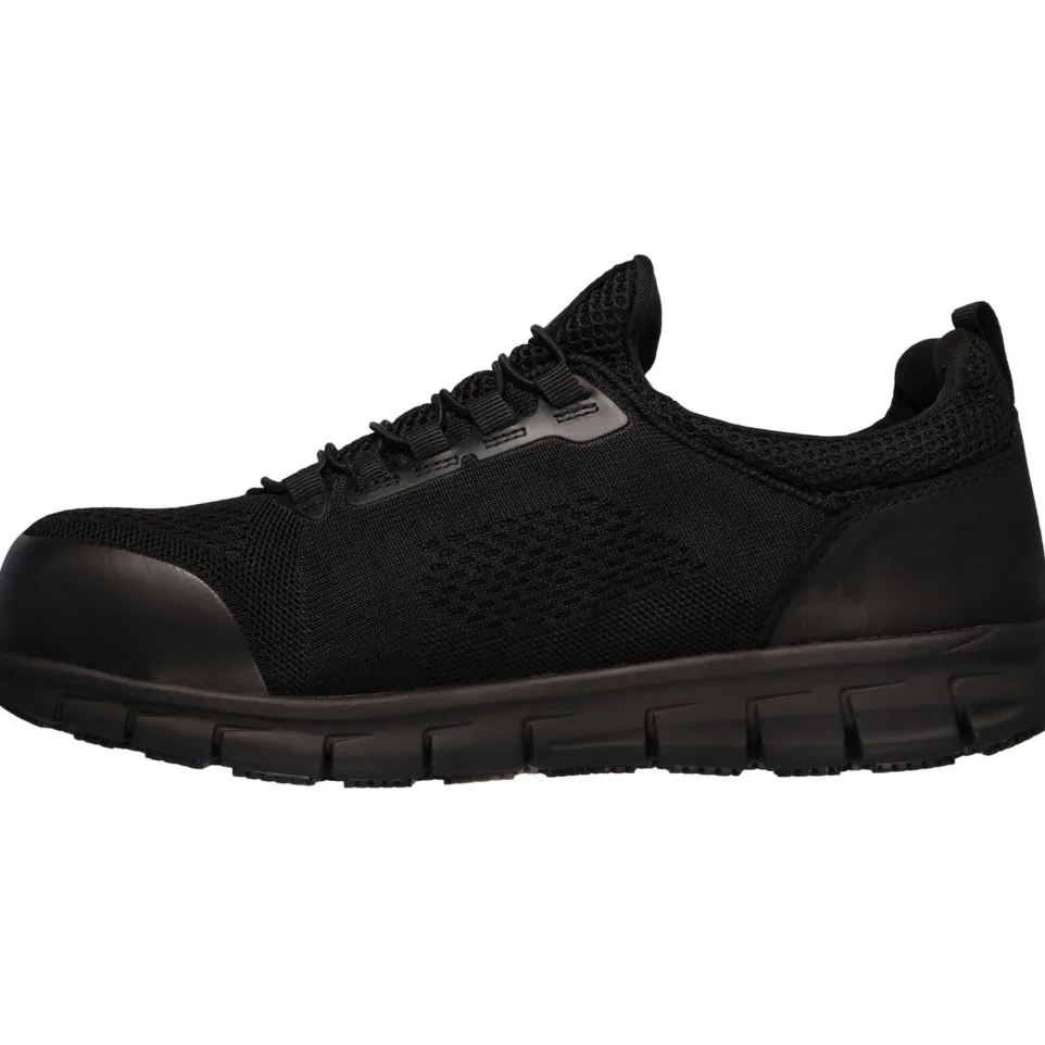 Men's Wide Fit Skechers 200013EC Synergy Omat Safety Trainers