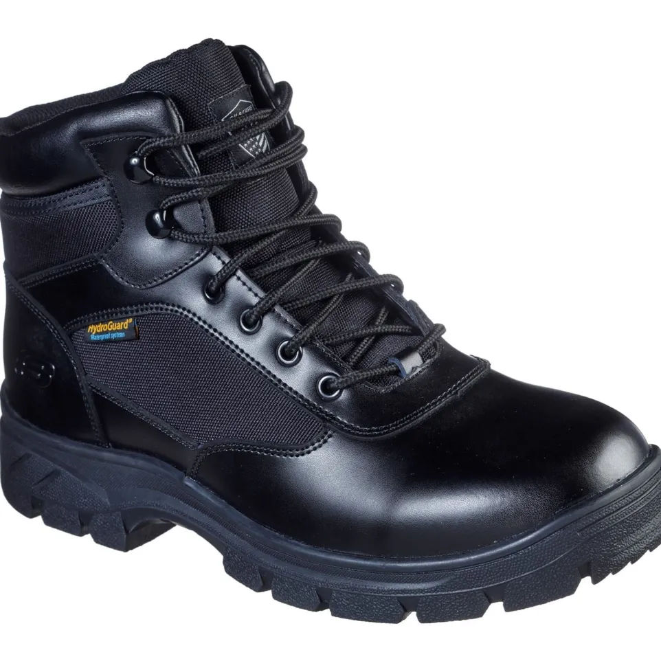 Men's Wide Fit Skechers 77526EC Wascana Benen Lace Waterproof Boots