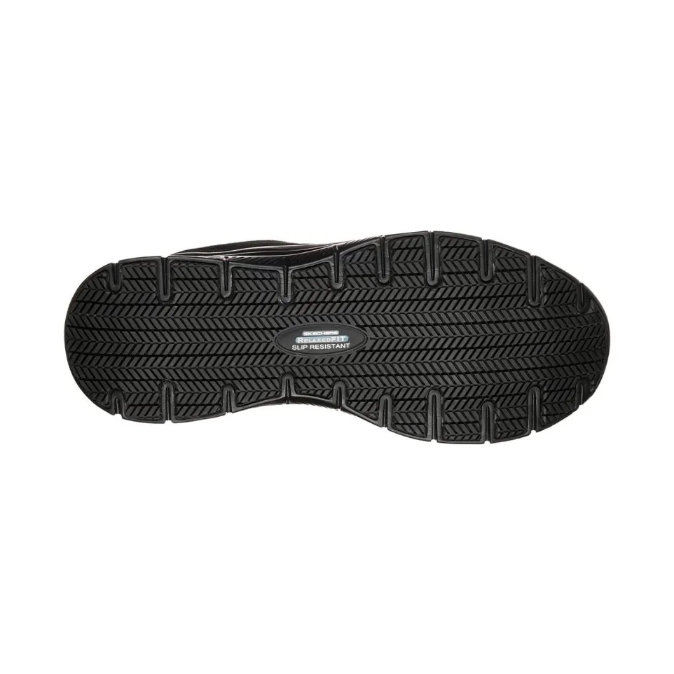 Men's Wide Fit Skechers 77125EC Flex Advantage Bendon SR Occupational Trainers