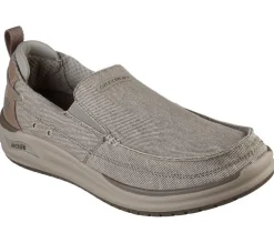 Men's Wide Fit Skechers Melo - Port Bow 204605 Arch Fit Trainers