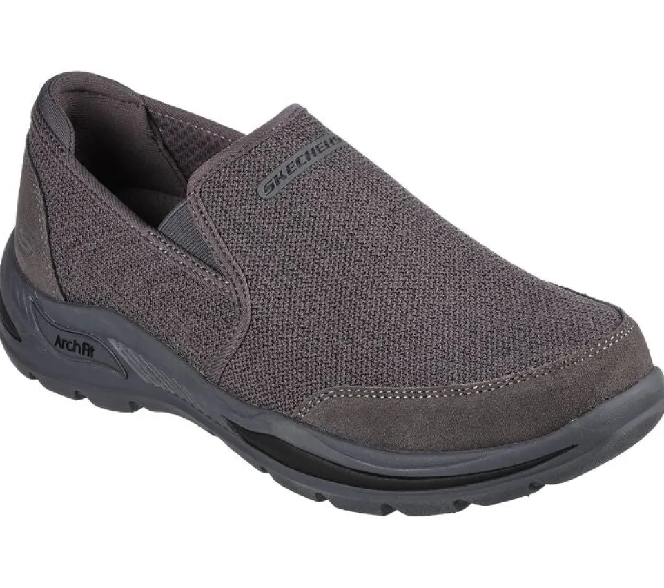 Men's Wide Fit Skechers Motley Ratel 204509 Arch Fit Trainers