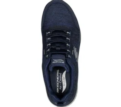 Men's Wide Fit Skechers Relaxed Fit 232503 Arch Fit D'Lux Greeley Trainers