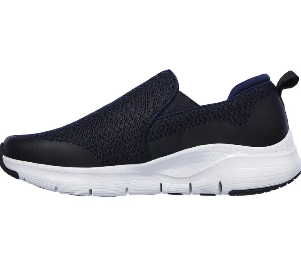 Mens Wide Fit Skechers SK232043 Arch Fit Banlin Walking Trainers