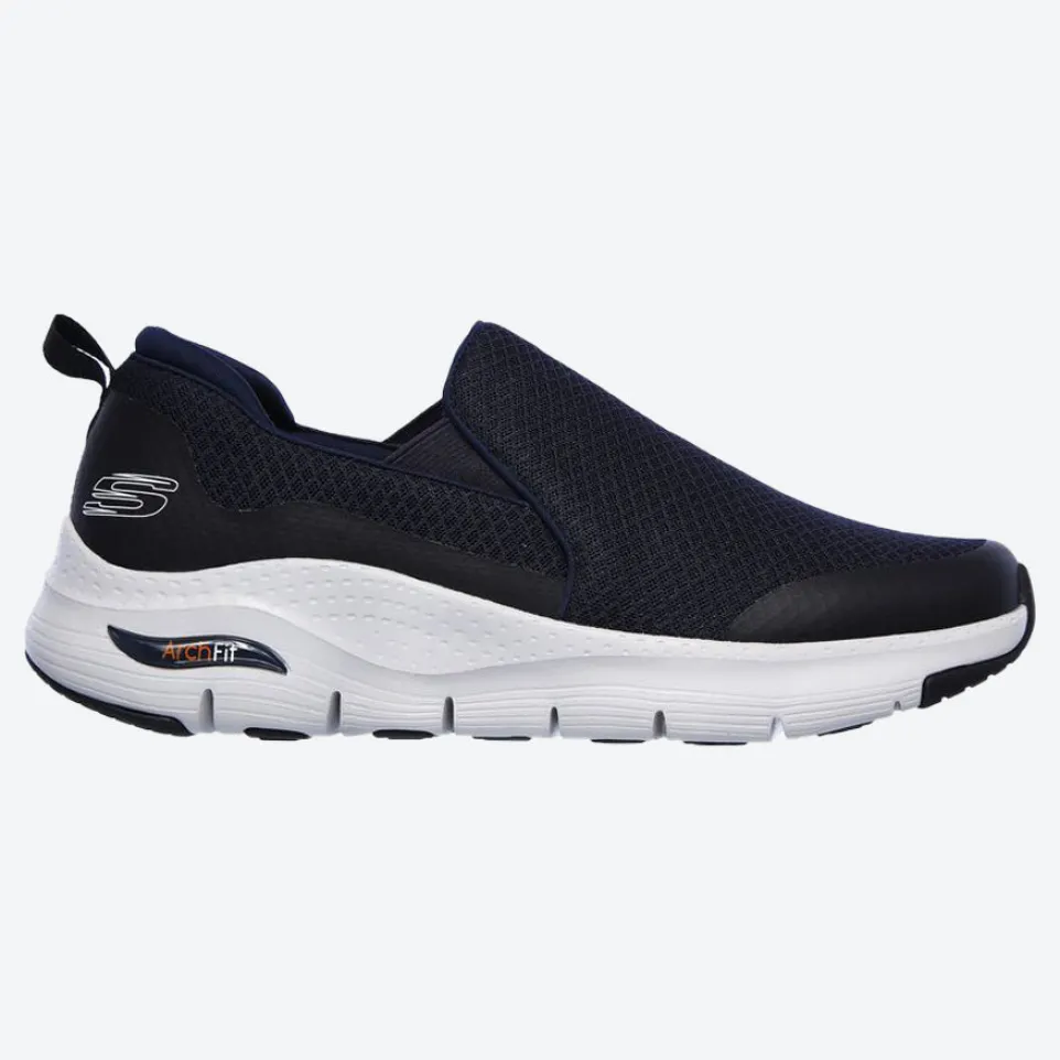Mens Wide Fit Skechers SK232043 Arch Fit Banlin Walking Trainers