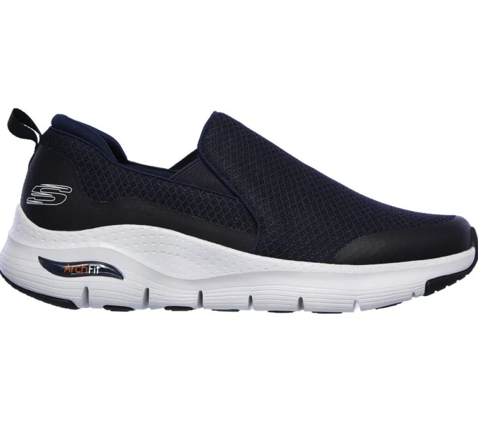 Mens Wide Fit Skechers SK232043 Arch Fit Banlin Walking Trainers