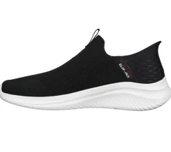 Men's Wide Fit Skechers 232450W Slip-ins Ultra Flex 3.0 - Smooth Step Trainers - Black