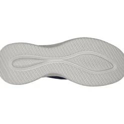 Men's Wide Fit Skechers 232450W Slip-ins Ultra Flex 3.0 Smooth Step Trainers - Navy