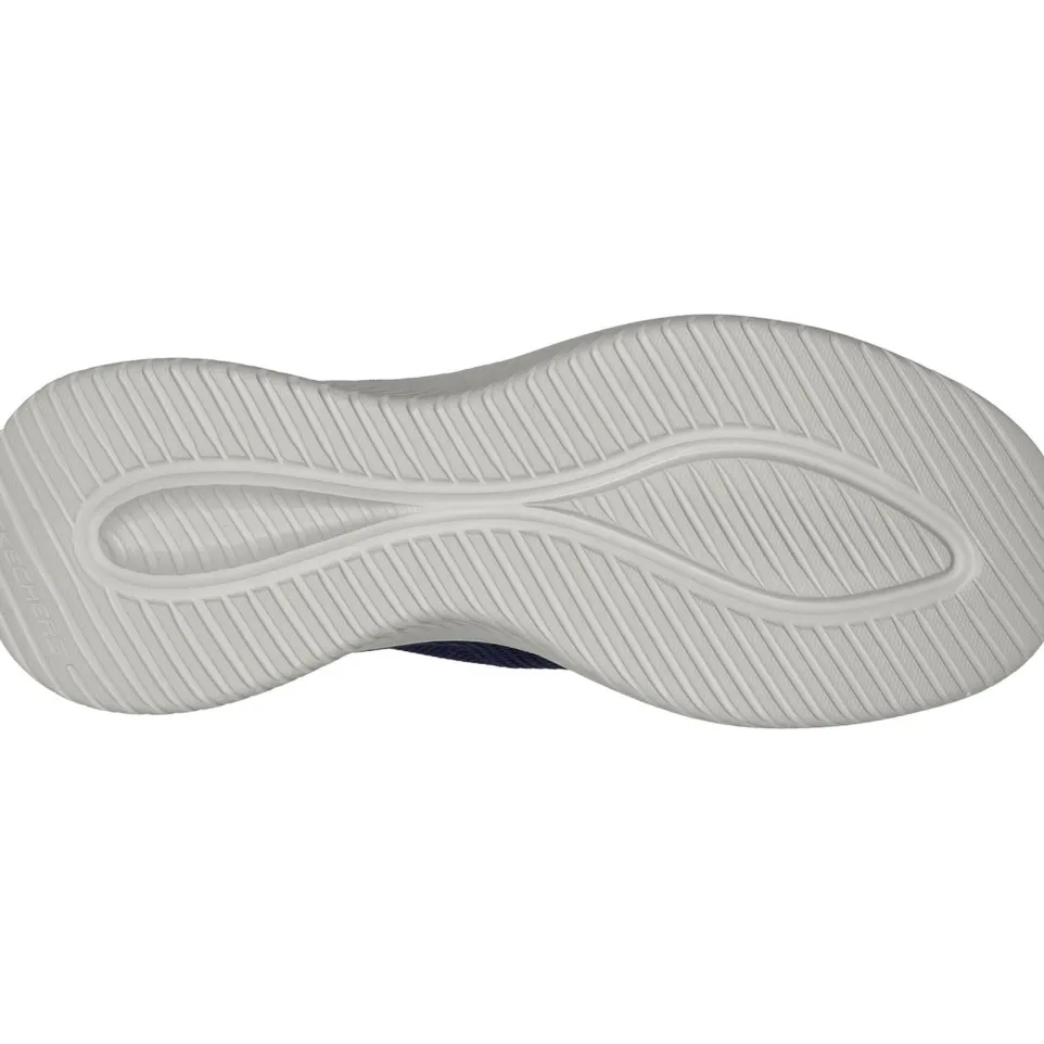 Men's Wide Fit Skechers 232450W Slip-ins Ultra Flex 3.0 Smooth Step Trainers - Navy