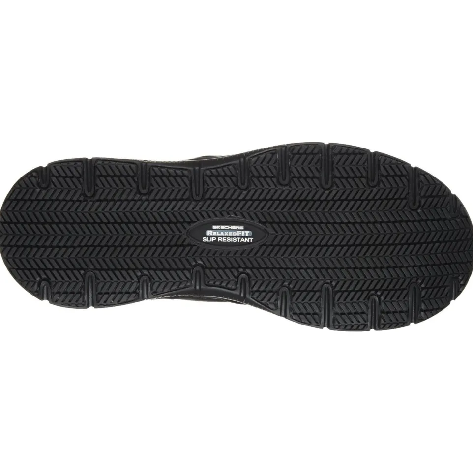 Men's Wide Fit Skechers 77071WEC Bronwood Slip Resistant Trainers