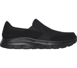 Mens Wide Fit Skechers Work Flex Advantage 77048 McAllen Slip On Walking Trainers