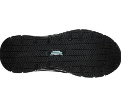 Mens Wide Fit Skechers Work Flex Advantage 77048 McAllen Slip On Walking Trainers